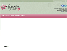 Tablet Screenshot of hanamiyashop.com